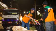Malam Tahun Baru 2026, Ribuan Petugas Kebersihan Disiagakan Antisipasi Sampah Warga