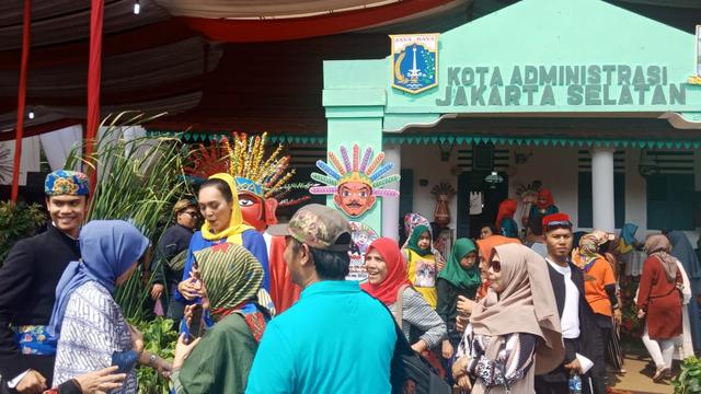 Suasana Lebaran Betawi 2019 di Monas, Sabtu (20/7/2019)