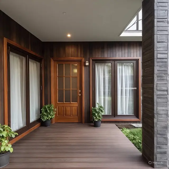 Rumah papan 2025. (Liputan6.com/MetaAI)