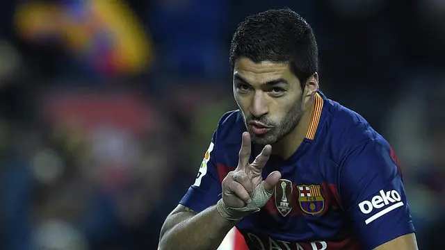 Hat-trick Suarez antar Barcelona Hajar Bilbao 6-0