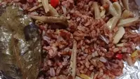 Nasi Merah Bakar Teri (Tangkapan Layar Cookpad/sellymonshi)