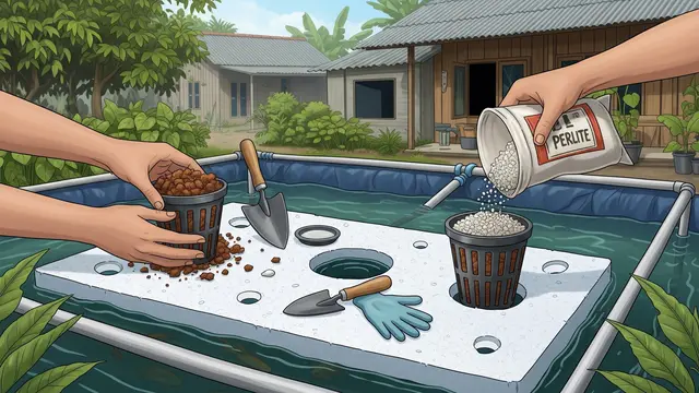 Cara Menanam Hidroponik di Atas Kolam Ikan