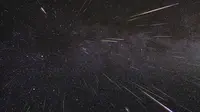 Hujan Meteor Geminid. (NASA)