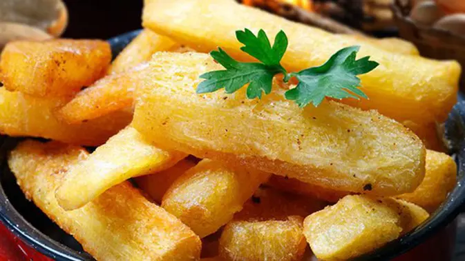 Resep Cara Membuat Singkong Goreng Empuk Gurih Enak Bikin Nagih Lifestyle Fimela Com