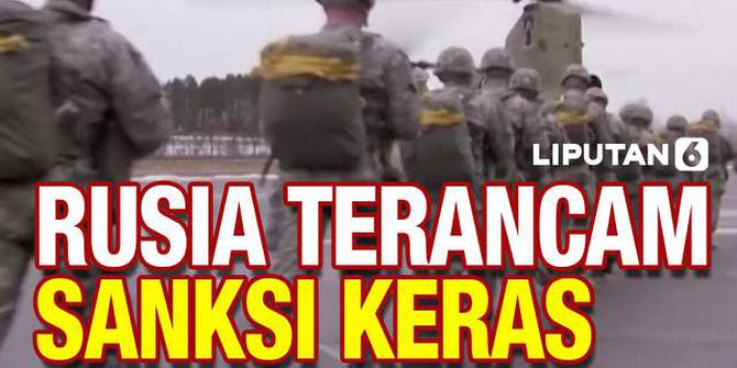 VIDEO: Pasukan Amerika Serikat ke Eropa, Rusia Terancam Sanksi Keras