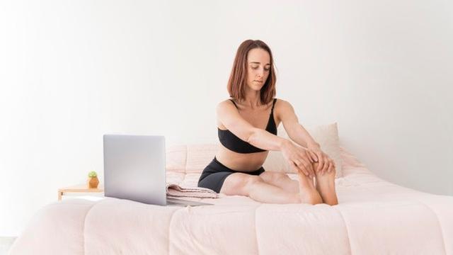 Ilustrasi olahraga di kasur