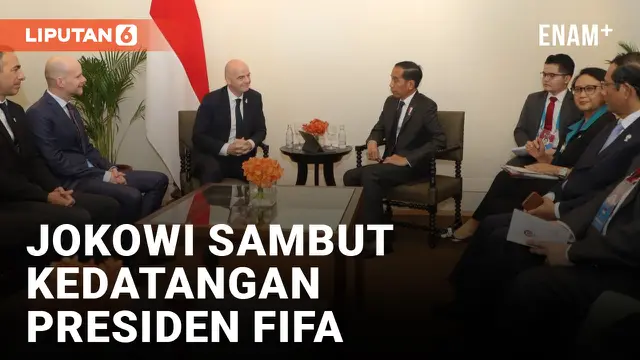 Netizen Pertanyakan Kehadiran PSSI saat Jokowi Ketemu Presiden FIFA