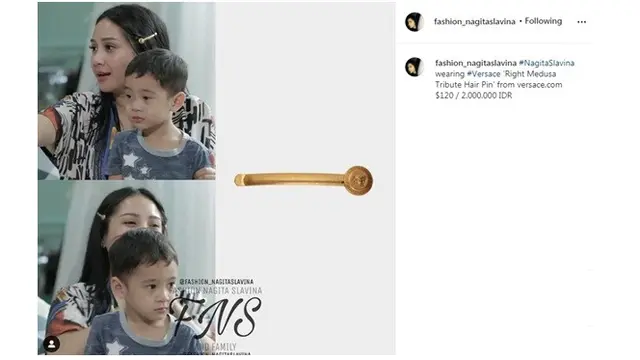 7 Koleksi Aksesoris Rambut Nagita Slavina, Ada yang Ditaksir Seharga Motor