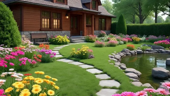 Ilustrasi Kebun di Belakang Rumah (Sumber Gambar: Meta AI)