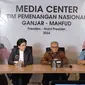 Politikus PDI Perjuangan Aria Bima saat konferensi pers media center Tim Pemenangan Nasional (TPN) Ganjar Pranowo dan Mahfud Md. (Merdeka.com/Alma Fikhasari)
