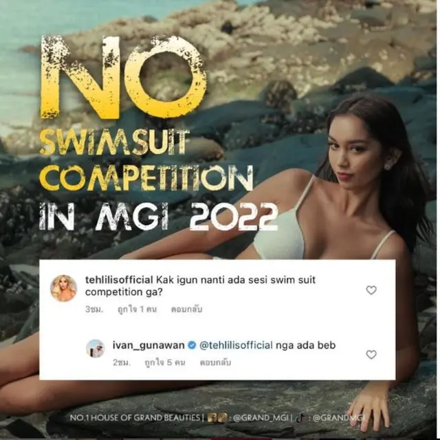 Digelar di Indonesia, Miss Grand International 2022 Tidak Tampilkan Sesi Baju Renang