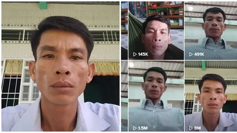 Viral Pria Buat Konten Diam Mematung di TikTok, Videonya Ditonton Jutaan Kali