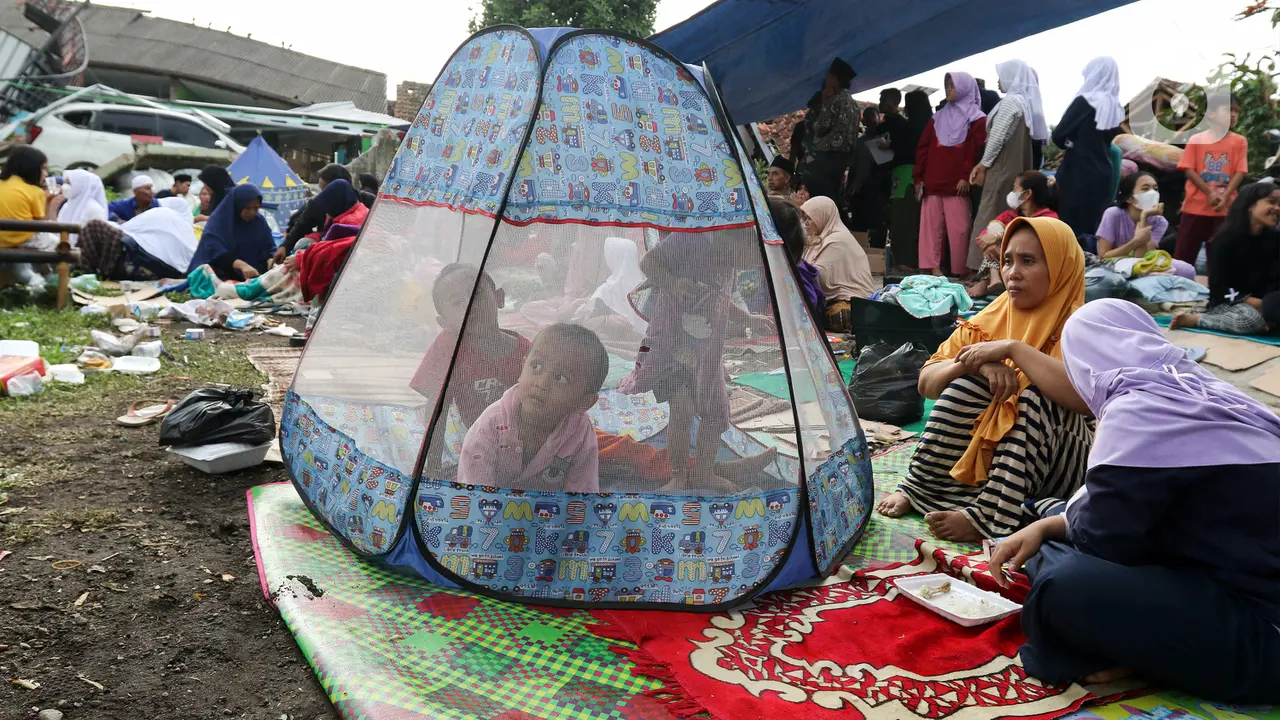 Melihat Posko Pengungsian Warga Terdampak Gempa Cianjur