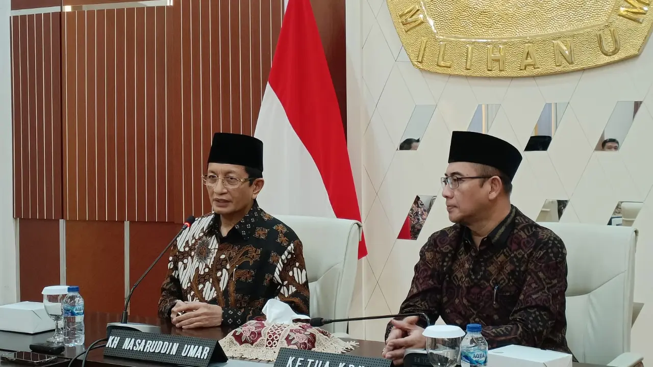 Imam Besar Masjid Istiqlal Nasaruddin Umar melakukan audiensi dengan KPU.