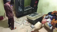 Rumah orangtua terduga pengeroyok anggota TNI (Liputan6.com/Ady Anugrahadi)