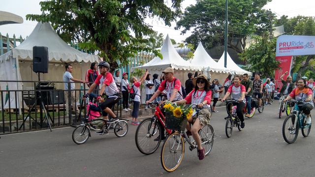 Serunya PruRide Indonesia 2019, Balap Sepeda Berhadiah Ratusan Juta Rupiah