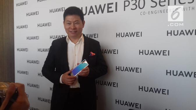 Richard Yu CEO Huawei Consumer Business Group. Liputan6.com/Ramdania El Hida.