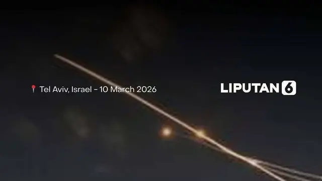 Sirene Serangan Menggema di Tel Aviv Saat Rudal Iran Mengarah ke Israel