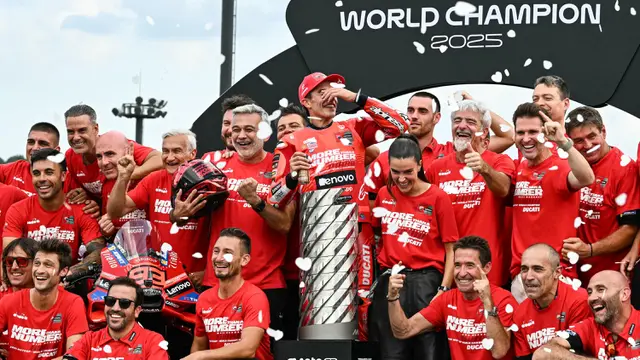 Finis Kedua di Jepang, Marc Marquez Juara Dunia MotoGP 2025