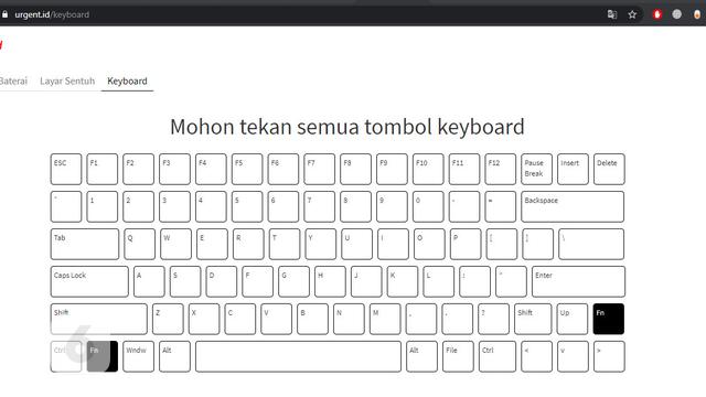 Cara Cek Tombol Keyboard Bermasalah