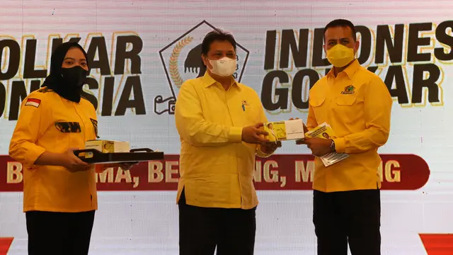 Ketua umum Partai Golkar, Airlangga Hartarto