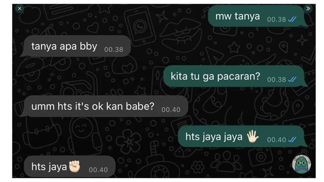 6 Chat Hubungan Tanpa Status Ini Bikin Senyum, Bingung Mau Dibawa Kemana