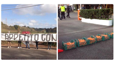 Berikut video kekesalan fans AS Roma usai kekalahan 0-2 di Olimpico, Roma, Minggu (29/11/2015). Fans Giallorossi mengejek dengan 50 kilogram peti wortel yang diletakkan di pintu masuk tempat AS Roma berlatih di Trigoria disertai dengan banner 'Makanl...