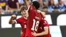 <p>The Reds sudah membuka keunggulan ketika laga baru berjalan tiga menit. (Daniel ROLAND/AFP)</p>