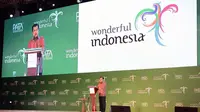 Wapres Jusuf Kalla memberi sambutan di Opening Ceremony PATA Travel Mart 2016