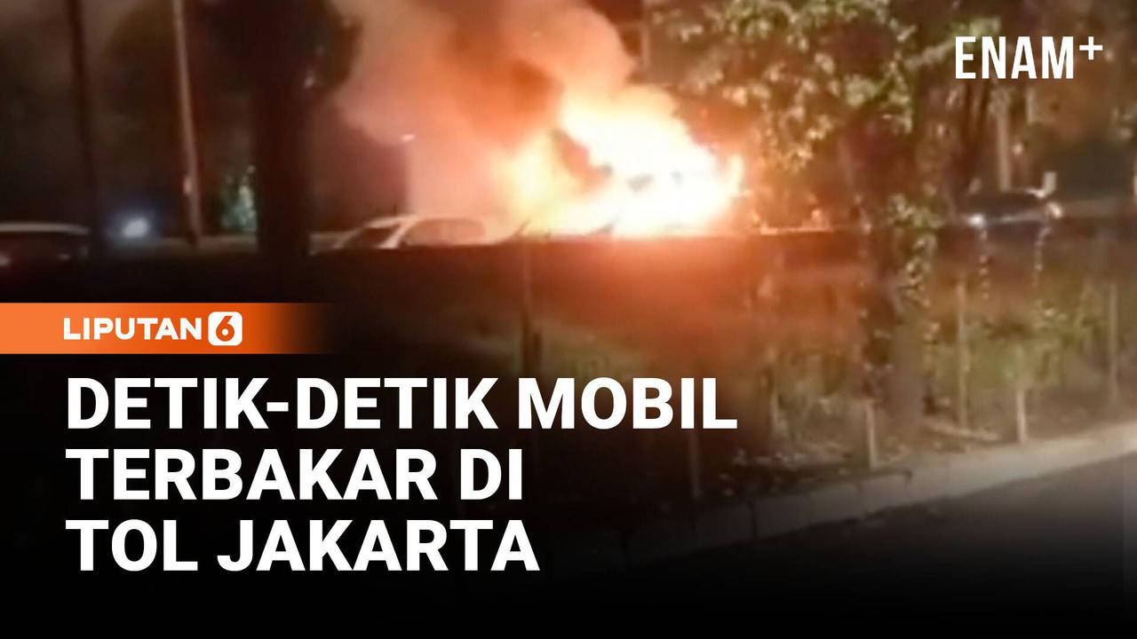 Mobil Terbakar di Tol Jakarta Selatan, Lalu Lintas Sempat Tersendat