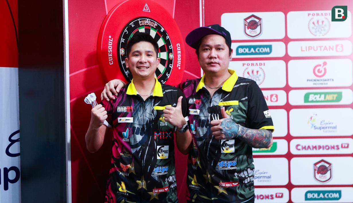 Dalam laga final yang digelar di East Dome, Supermal Karawaci, Tangerang, Tirta Suparjo mengalahkan William Lee dengan skor cukup meyakinkan 5-2. (Bola.com/M Iqbal Ichsan)