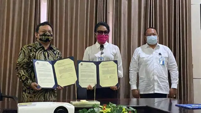 PANDI dan Universitas Udayana Tandatangani MoU Terkait Digitalisasi Aksara Bali. Dok: PANDI