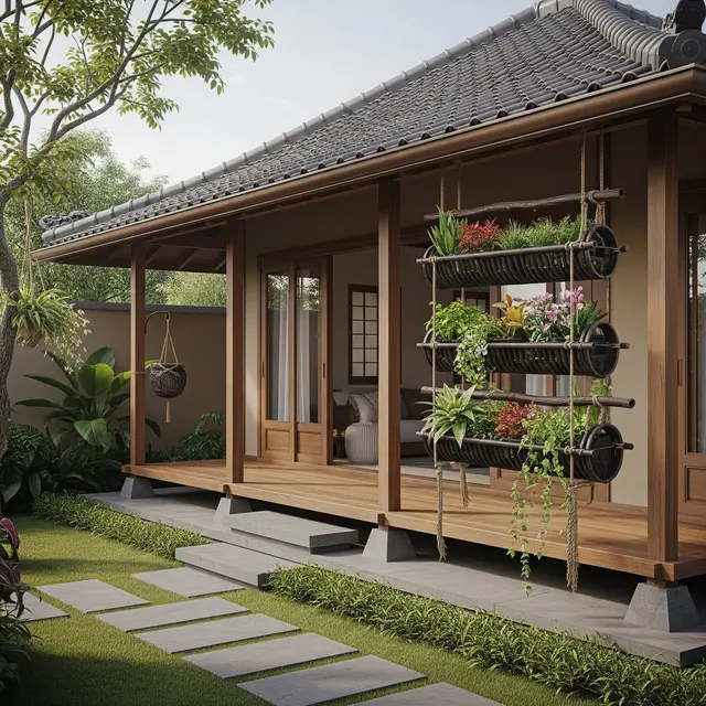 9 Desain Teras Rumah Ala Jepang, Harmonis dengan Alam