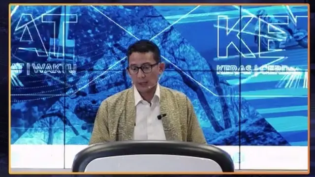 Menparekraf) Sandiaga Uno dalam The Weekly Brief with Sandi Uno, Senin, 11 Desember 2023
