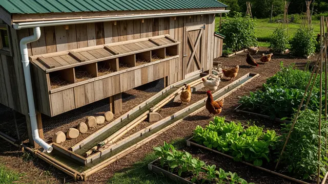 Desain Kandang Ayam Kampung dengan Kotak Bertelur