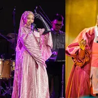 Jinan Laetitia jadi sorotan setelah ia jadi opener konser Coldplay di Singapura. Tak hanya punya suara merdu, penyanyi asal Indonesia itu punya gaya hijab nyentrik yang mencuri perhatian. Intip potret lengkapnya! [@jinanlaetitia]