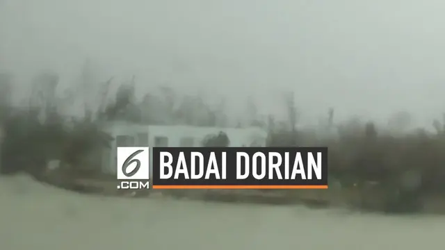 Badai Dorian terjang kawasan Bahama hari Senin (2/9/2019). Perdana Menteri Bahama melaporkan 5 orang meninggal akibat bencana tersebut.