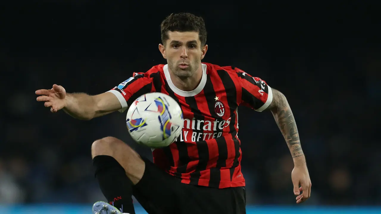 Pemain AC Milan Christian Pulisic