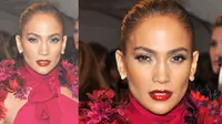 Jennifer Lopez Lebih Menggairahkan dengan Gaun Merah