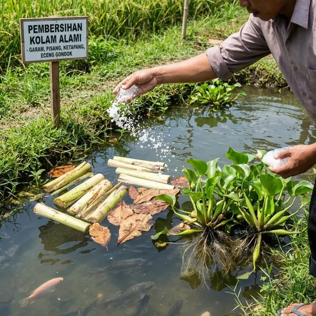 Cara Menghilangkan Lendir di Kolam Ikan