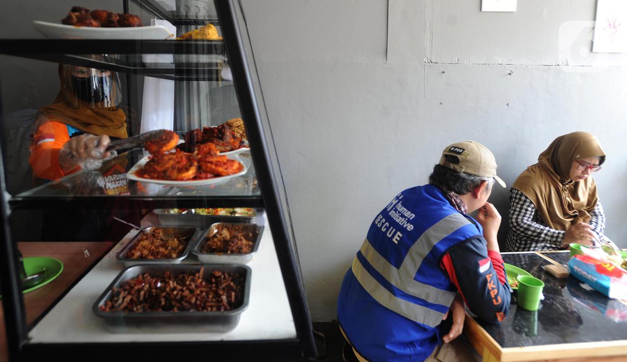 FOTO Ada Warung  Makan Rakyat  di Depok Gratis dan Buka 24 