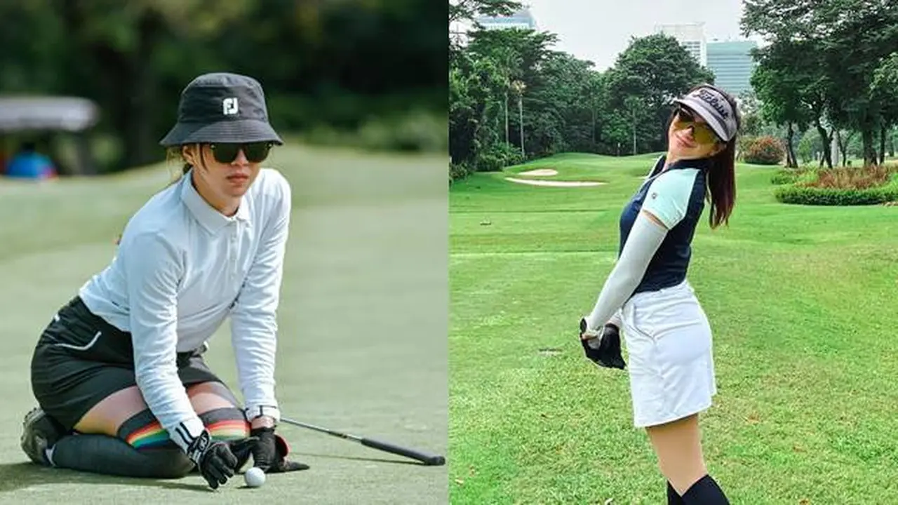 7 Gaya Dita Fakrana Jalani Hobi Main Golf Ini Tampil Curi Perhatian
