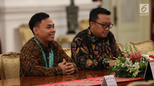Presiden Jokowi Terima Lifter Eko Yuli Irawan di Istana