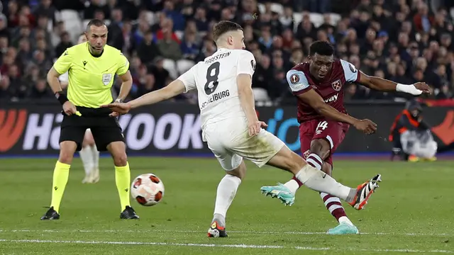 Foto: Aksi Tak Terhentikan Mohammed Kudus saat Bawa West Ham Hancurkan Freiburg di Liga Europa