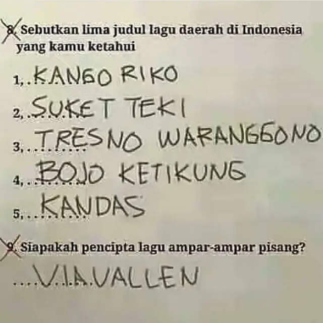 Tingkah Nyeleneh Orang Jawab Soal Ujian, Bikin Kita Nyengir Geli