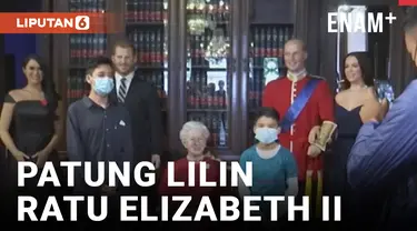 PATUNG RATU ELIZABETH II