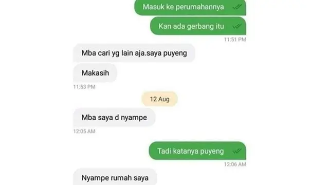 10 Chat Kocak Driver Ojol saat Jemput Penumpang Ini Bikin Geleng Kepala