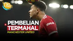 Berita video spotlight kali ini membahas tentang lima pembelian termahal Manchester United dalam kurun waktu lima tahun terakhir, tyang terbaru ialah Jadon Sancho.