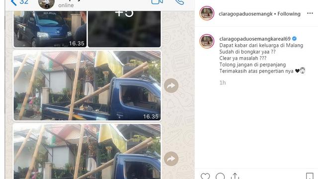 Clara Gopa Duo Semangka (Foto: Instagram/@claragopaduosemangkareal69)