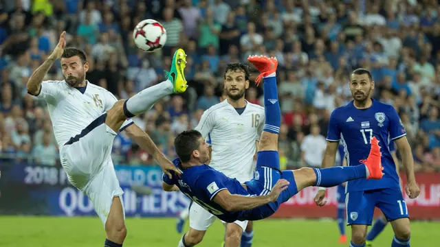 Israel vs Italia. (AFP)